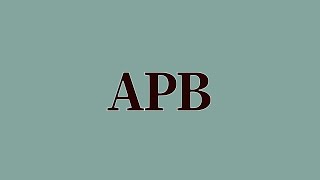 APB Meaning and Definition