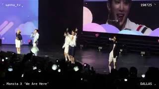 190725 White Sugar Monsta X We Are Here In Dallas Fancam