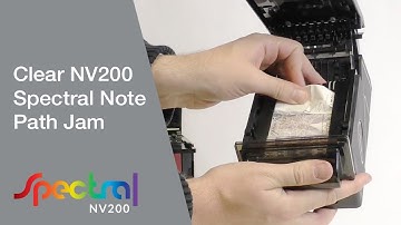 Clear NV200 Spectral Note Path Jam