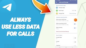 How To Always Use Less Data For Calls On Telegram App