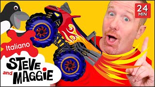 Macchinine Monster Truck Più Per Bambini Di Steve And Maggie Italiano