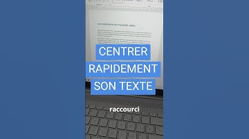 Centrer rapidement son texte sur une page 🏆🏆 #shorts #astuce #word #microsoftword #phformation
