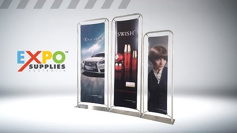 Classic Straight Framed Banner Product video & assembly instructions