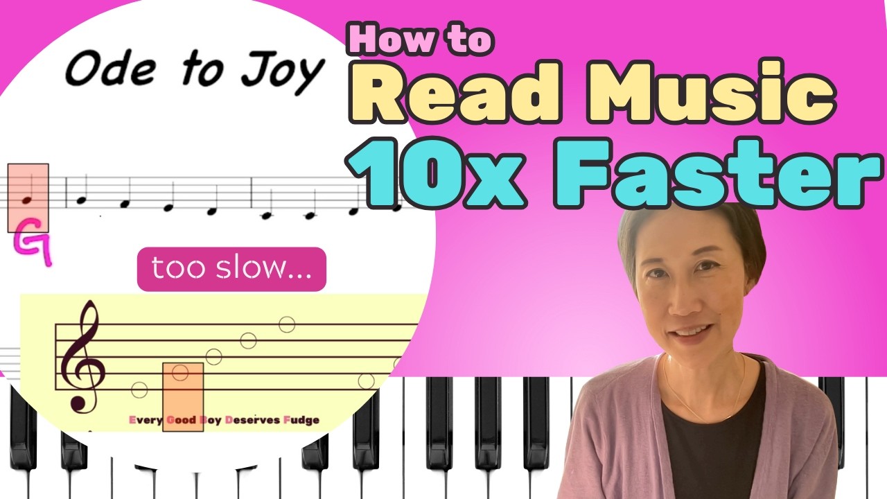 How to Read Music 10x Easier & Faster on Piano | Play Ode to Joy in Minutes!