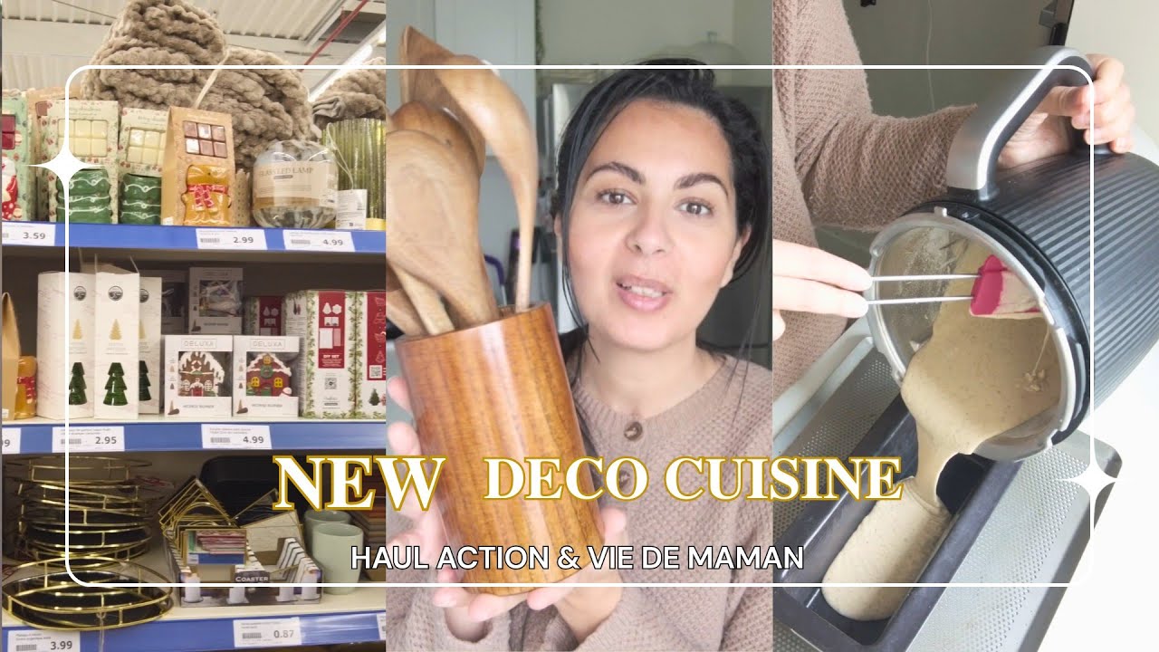 😎 JE DECORE MA CUISINE /MA VRAIE VIE DE MERE AU FOYER/ REPAS/HAUL ACTION💕