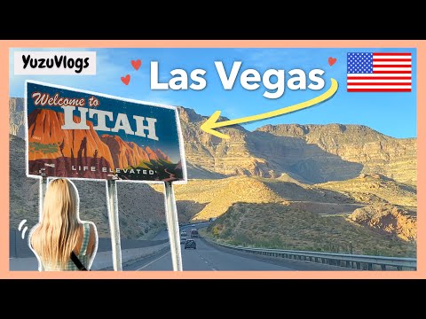 【アメリカ🇺🇸】初めてのドライブ旅  《ラスベガス〜アリゾナ〜ユタ》 🚗⛰️🍃 Vlog #22