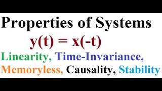 Properties of Systems (Example 6)