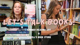 Celebrity Let's Talk Books! Summer reading list & Powell's bookstore Wealth