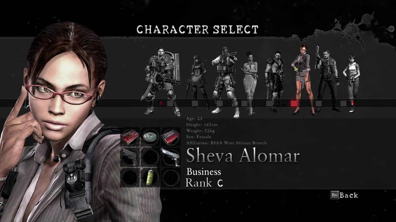 Sheva Alomar ORI - The Mercenaries Reunion | Resident Evil 5 Gold Edition  GAMEPLAY| No Commentary