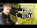 Fixing the dodge Dakota's Rusty Frame, Part 4 - Paint and Assemble Frame