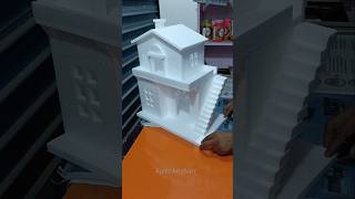 diwali ghar | diwali ghar kaise banaen | thermocol house #diy #ghar #art #craft #shorts #video