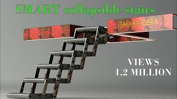 Staircase - Foldable ,#staircase,#collapsible_stairs,#ladder,#stair,#stairs,#staircase_design,#steps