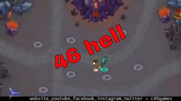 king of defense level 46 hell  with local hero