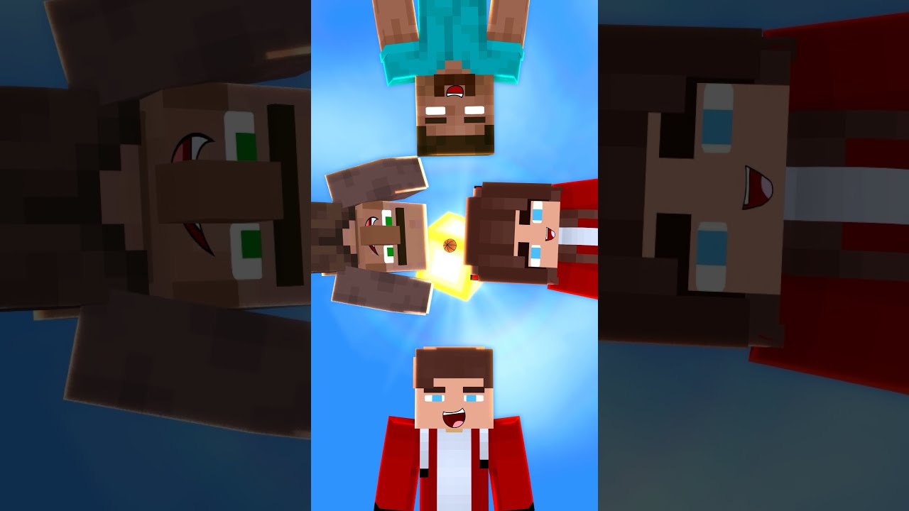 JJ And Mikey Ouch Challenge Maizen Minecraft Animation