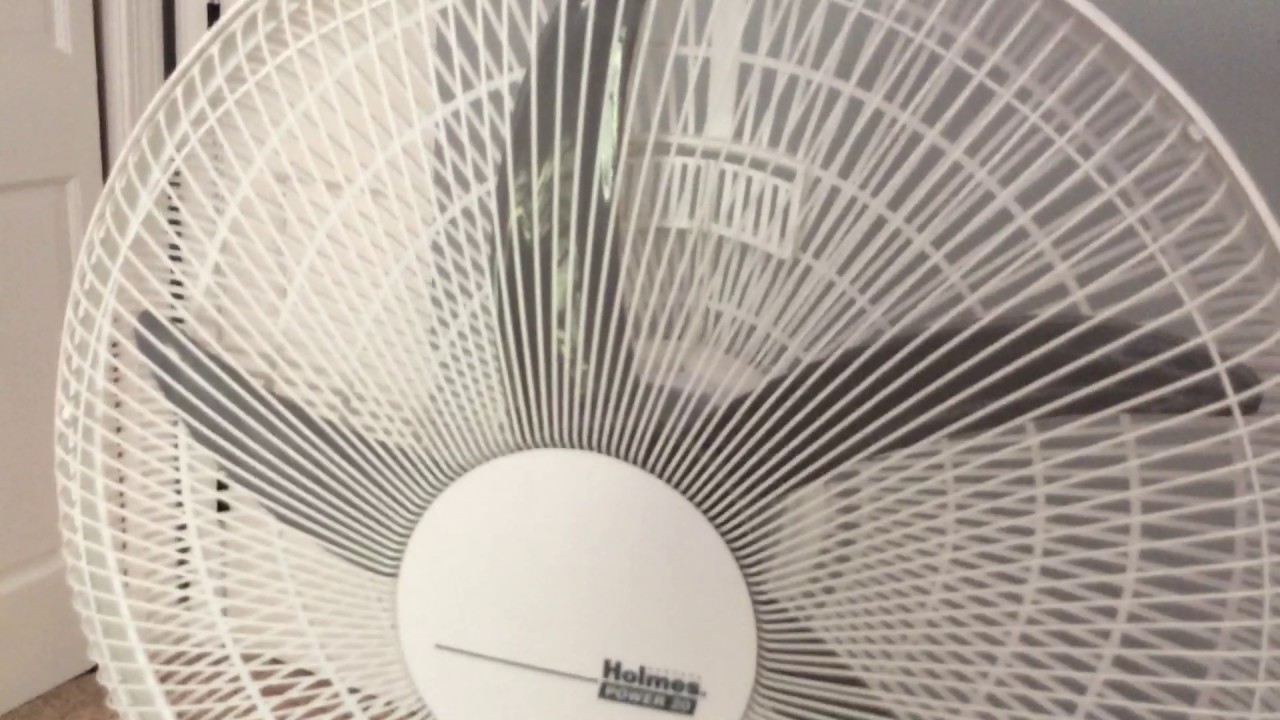 Holmes stand fan review YouTube