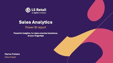 Sales Analytics Power BI report