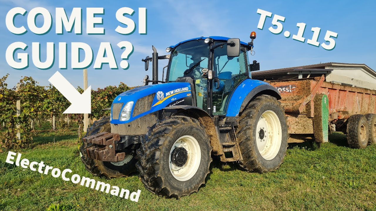 Let's drive New Holland T5.115 Electrocommand [FHD][GoPro]