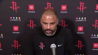 Ime Udoka after Alperen Sengun suffered knee and ankle injury