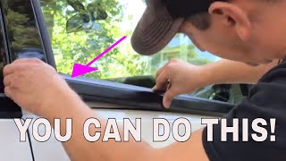 HOW TO REPLACE YOUR CAR WINDOW SEAL - 2007 TOYOTA YARIS