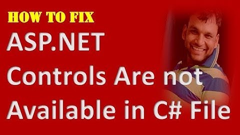 ASP dot net Controls are not Accessing in cs File