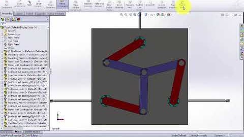 3-RRR Redundant PPM 2-DOF Designed by SolidWorks