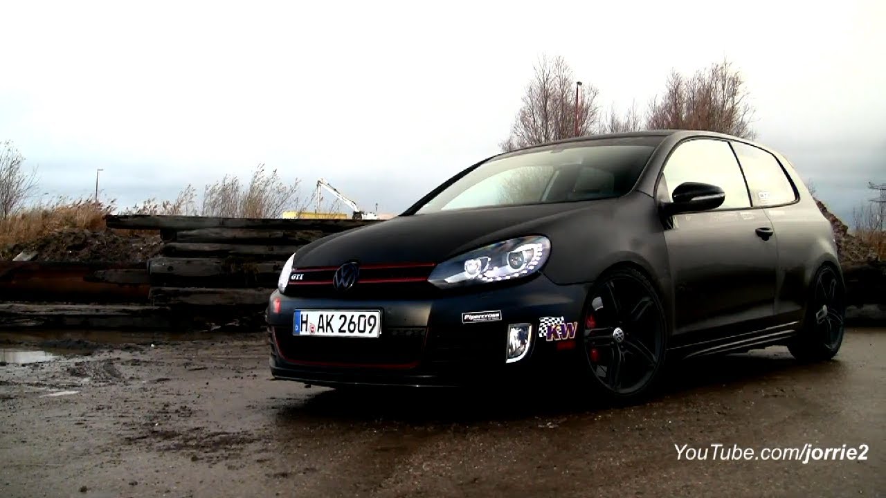 LOUD VW Golf VI GTI w/ XBM Tuning Exhaust Sound!! - 1080p HD 