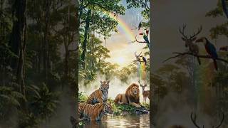 Amazon Rainforest Wildlife Adventure in 4K #shorts #viral #funny #shortvideo