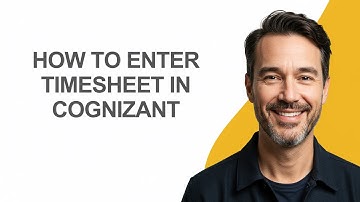 How to Enter Timesheet In Cognizant - KevinHowTo