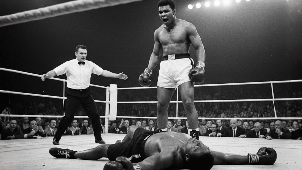 Мухаммед Али оставался на ногах спустя восемь секунд.