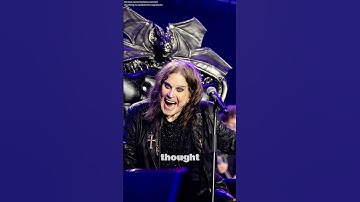 Did you notice Ozzy Osbourne sitting in a chair?#ozzyosbourne