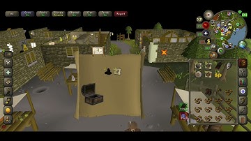 Taunt roof beginner clue scroll step (Oldschool Runescape) (Mobile) (F2P) (OSRS)