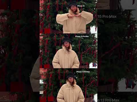 Камера iPhone 16 vs iPhone 15 Pro Max vs 13 Pro Max! #apple