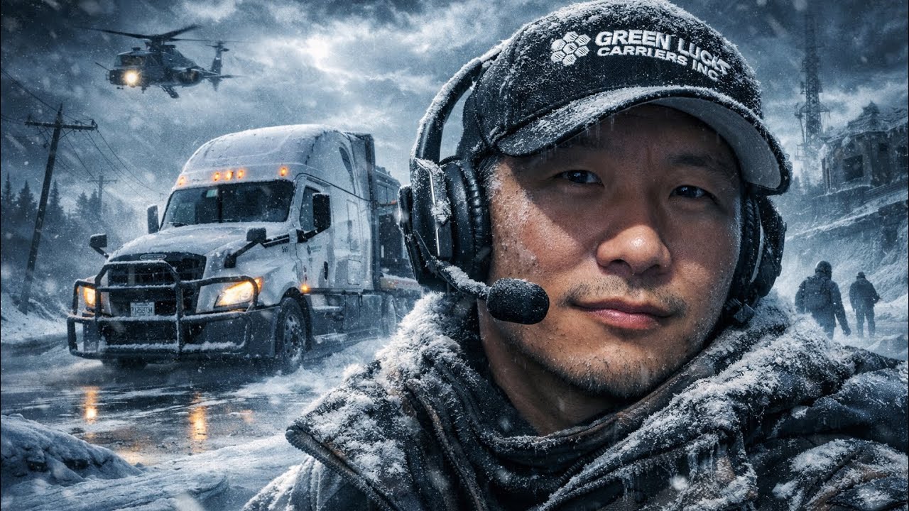 Работа на стэпдэк трейлере зимой то еще дело. 