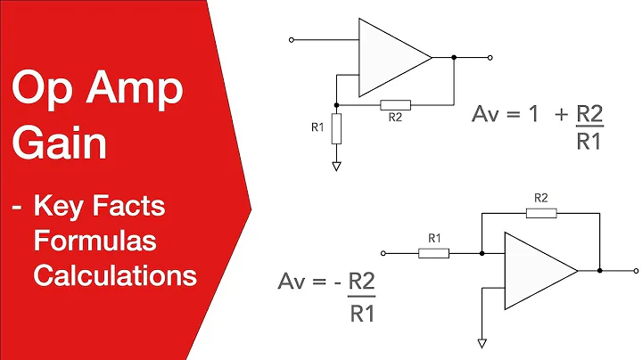 Op Amp Gain | Details Calculations Formulas