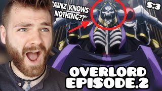AINZ THE MASTERMIND??!!! | OVERLORD - EPISODE 2 | SEASON 3 | New Anime Fan! | REACTION