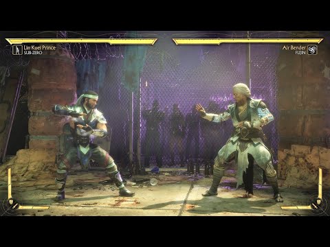 Sub-Zero vs Fujin (Hardest AI) - Mortal Kombat 11