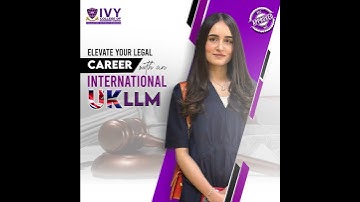 Admissions Open 2023| LLM | IVY College of Management Sciences