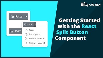 Getting Started with the React Split Button Component