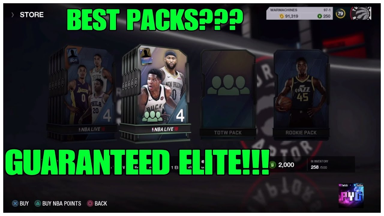 LUT 18 TOTW BUNDLE!!!Best Bundle???Elite Topper!!!Nba Live 18
