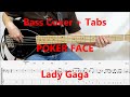 Lady Gaga Poker Face BASS COVER TABS Preview Lady Gaga Poker Face BASS COVER TABS Preview