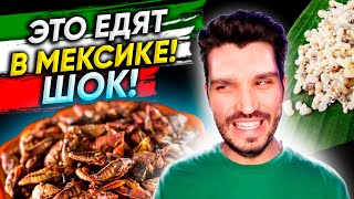 Отвратительно-вкусная Мексиканская еда!  🇲🇽ТОП 5 - Экзотическая еда Мексики!