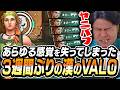 ３週間の時を経て、あらゆる感覚を失ってしまった漢のヴァロラントがここから始まる。【まざー3 VALORANT】