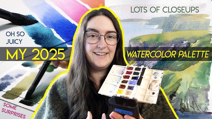 The BEAUTIFUL AGONY of choosing watercolors for a travel palette ✶ My 2025 colors!