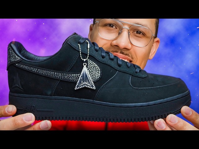 Nike Air Force 1 Luxe Ja Swarovski - YouTube