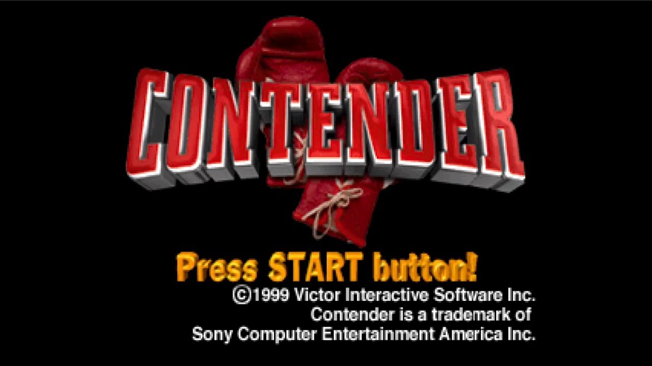 Contender - Sony PlayStation - Intro & Title Screen - YouTube
