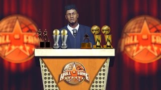 HALL OF FAME SPEECH | RETIRING THE GREATEST PLAYER OF ALL TIME | NBA 2k17 MyCareer | JuiceMan