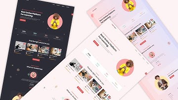 Demo - Multiple Pages Website using Html Css Javascript & Bootstrap 5  | Responsive