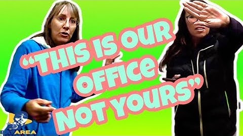 "DIT IS ONS KANTOOR, NIET HET JOUWE!!!!" CALIFORNIA FIRST AMENDEMENT