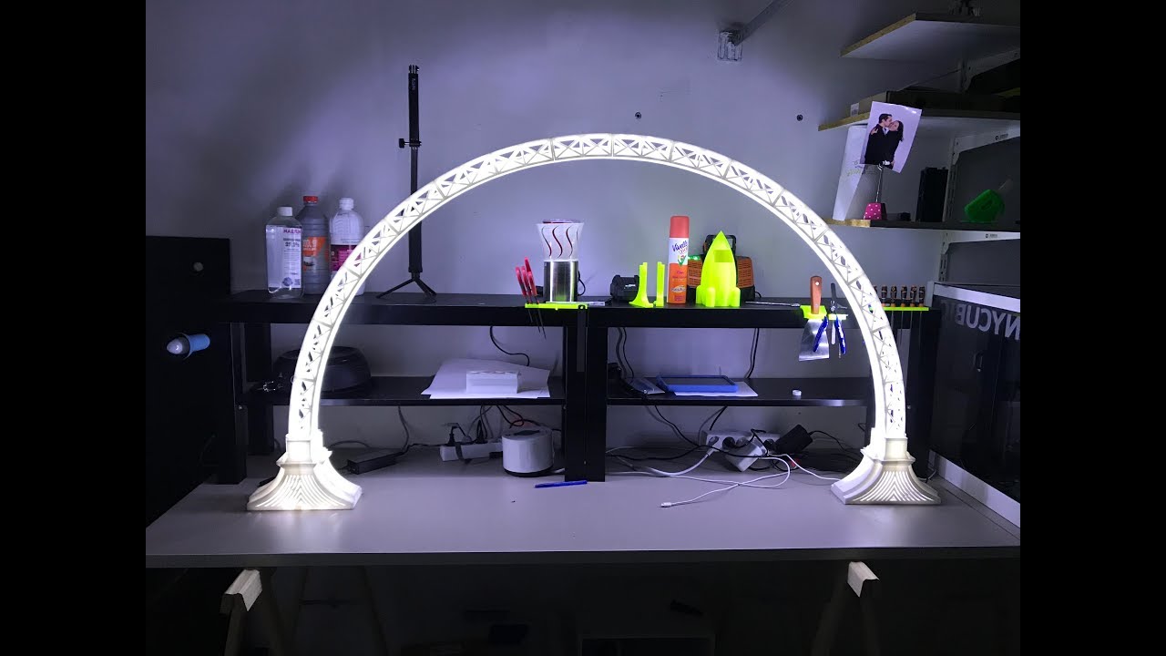 Lampes LED Encastrables USB CCT 5V Pour Armoire - Décoration DIY, Cadeau Impression 3D