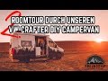 2. Roomtour durch unseren VW Crafter DIY Campervan // 30 Tage Projekt